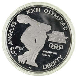 1983-S Proof Olympic Silver Dollar