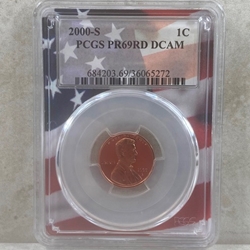 2000-S U.S. Cent Proof Certified / Slabbed