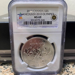 2010 Canadian 5 Dollars 1 Ounce Silver Vancouver 2010 Olympics, 246