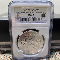 2010 Canadian 5 Dollars 1 Ounce Silver Vancouver 2010 Olympics, 243