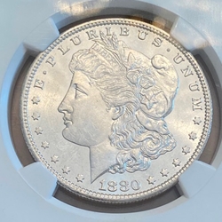 1880-S Morgan Silver Dollars Certified / Slabbed MS64