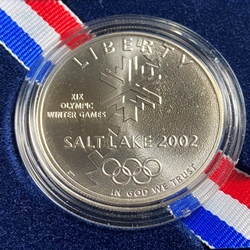 2002-P Uncirculated Olympics Silver Dollar