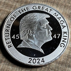 Trump 2024 Ultra Maga, .999 Fine Silver Round