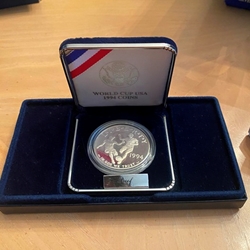 1994-S Proof World Cup Silver Dollar