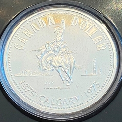 1975 1 Dollar - Elizabeth II 100 years Calgary