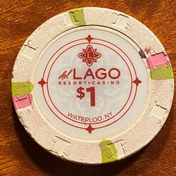 Del LAGO $1.00 Waterloo, NY