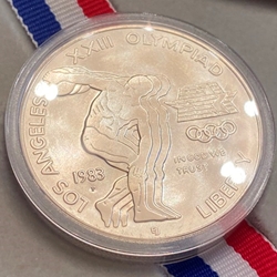 1983-P Uncirculated Olympic Silver Dollar