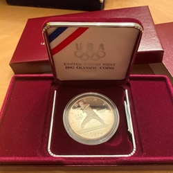 1992-S Proof Olympic Silver Dollar