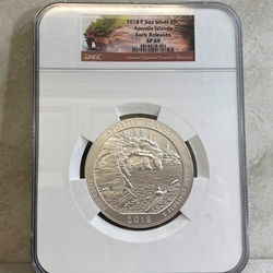 2018 ATB 5 Oz 999 Fine Silver Coin, Apostle Islands National Lakeshore