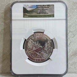 2019 ATB 5 Oz 999 Fine Silver Coin, Frank Church River of No Return Wilderness