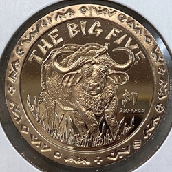 2001, 1 Dollar Buffalo, Republic of Sierra Leone