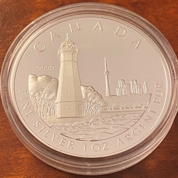 2005 Canada 20 Dollars - Elizabeth II Toronto Island Lighthouse