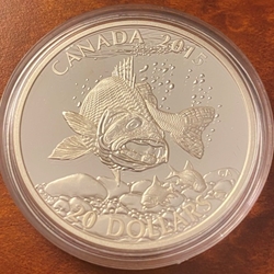 2015 Canada 20 Dollars - Elizabeth II Walleye