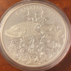 2015 Canada 20 Dollars - Elizabeth II Northern Pike