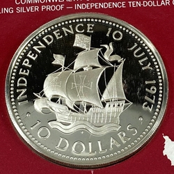 1973 Bahamas Independence 10 July 1973, 10 Dollars
