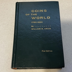 Coins of the World, W.D. Craig, 1750-1850, First Edition