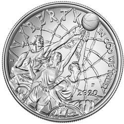 2020-P Basketball Hall of Fame Uncirculated Silver Dollar, Wanted