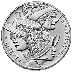 2020-P Women's Suffrage Centennial Uncirculated Silver Dollar, Wanted
