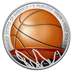 2020-S Basketball Hall of Fame Colorized Half Dollar, Wanted
