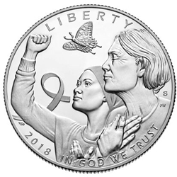 2018-S Breast Cancer Awareness Proof Clad Half Dollar, Wanted