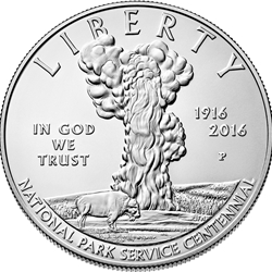 2016-P National Park Service 100th Anniversary Silver Dollar Uncirculated Coin, Wanted