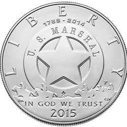 2015-P U.S. Marshals Service 225th Anniversary, Uncirculated Silver Dollar, Wanted
