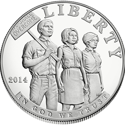 2014-P Civil Rights Act of 1964 Proof Silver Dollar, Wanted