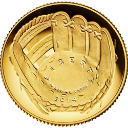 2014-W National Baseball Hall of Fame Proof Five Dollar Gold Coin, Wanted