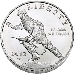 2012-W Uncirculated Infantry Soldier Silver Dollar, Wanted
