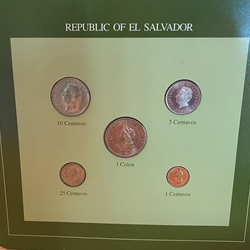 Coin Sets of All Nations, El Salvador