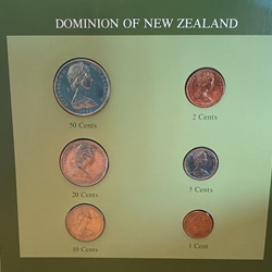 Coin Sets of All Nations, New Zealand