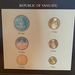 Coin Sets of All Nations, Vanuatu