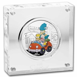 2022 Tuvalu 1 oz Silver The Simpsons: Krustylu Studios - Sell $82.00