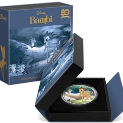 2022 Niue Disney Bambi 80th Anniversary – Bambi and Thumper 1oz Silver Coin