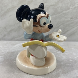 Disney Figurines, 17-219-10, Briefmarkensammler Micky Mouse, 1984, Tmk 6