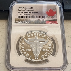 1982 Canada 1 Dollar - Elizabeth II Regina Centennial, Km 133