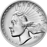 2019 American Liberty High Relief Silver Medal™