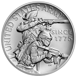 2023 United States Army Silver Medal 2.5 Ounce