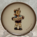 Miniature Plate, Hummel 185/T 2002 Accordion Boy