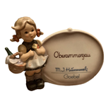 Hummel 722 Little Visitor Plaque, Oberammergau, Wanted