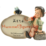 Hummel 209 Swedish Language Dealer Plaque, +"Reg Trade Mark", Tmk 2