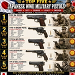 Top Five Japanese Military Pistols WWII