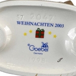 Weihnachten 2003 Backstamp