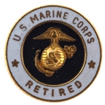 Decoration (Lapel Button), Retired Personnel, U.S. Marine Corps