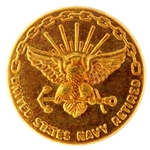 Lapel Button, Retired Personnel, U.S. Navy