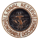 Decoration (Lapel Button), Honorable Discharge, Naval Reserve