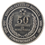 Decoration (Lapel Button), 50th Anniversary World War II