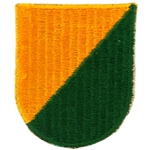 Beret Flash, 3rd Battalion, Light (Airborne), 73rd Armor Regiment, A-4-119, Old Type Cut Edge