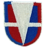 Beret Flash, HQ, 27th Engineer Battalion (Combat)(Airborne), A-4-38, Old Type, Cut Edge