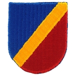 Beret Flash, Headquarters and Headquarters Company, 82nd Aviation Brigade, A-4-22, Type 1, Cut Edge